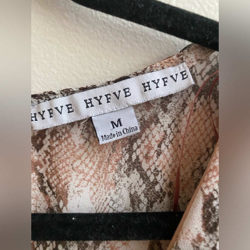 Hyfve Brown Python Ruffle Dress - image 3